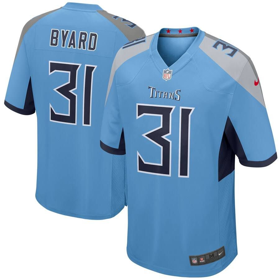 Men Tennessee Titans #31 Kevin Byard Nike Light Blue Player Game NFL Jersey->tennessee titans->NFL Jersey